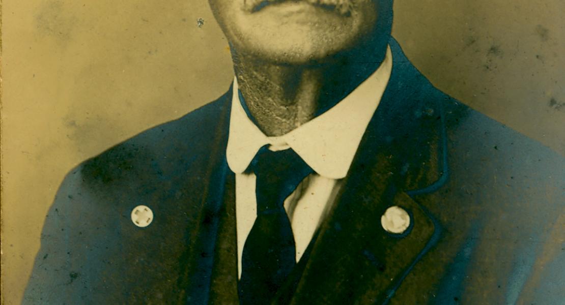 Michael Horine, an SPHG member who also served with the Greene-Christian County Home Guard and Company F of the Twenty-fourth Missouri Infantry. Horine was appointed sheriff of Barry County in 1865. [Courtesy of the Barry County Museum]