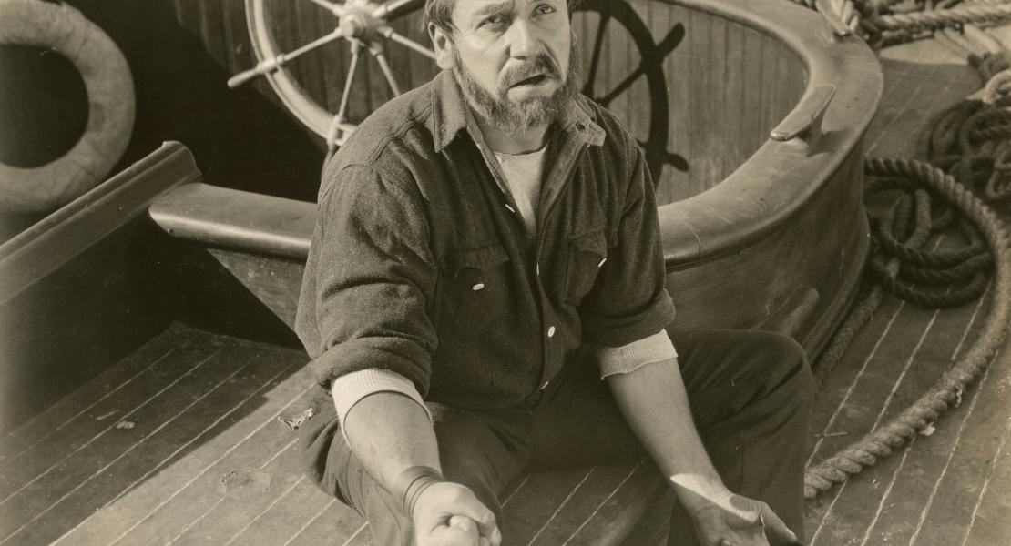 Noah Beery Sr. as Captain Wolf Larsen in The Sea Wolf, 1920. [University of Washington Libraries, Special Collections, J. Willis Sayre Collection of Theatrical Photographs, JWS19510]